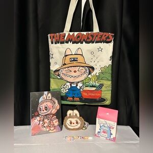 Labubu The Monsters Graphic Tote Bag